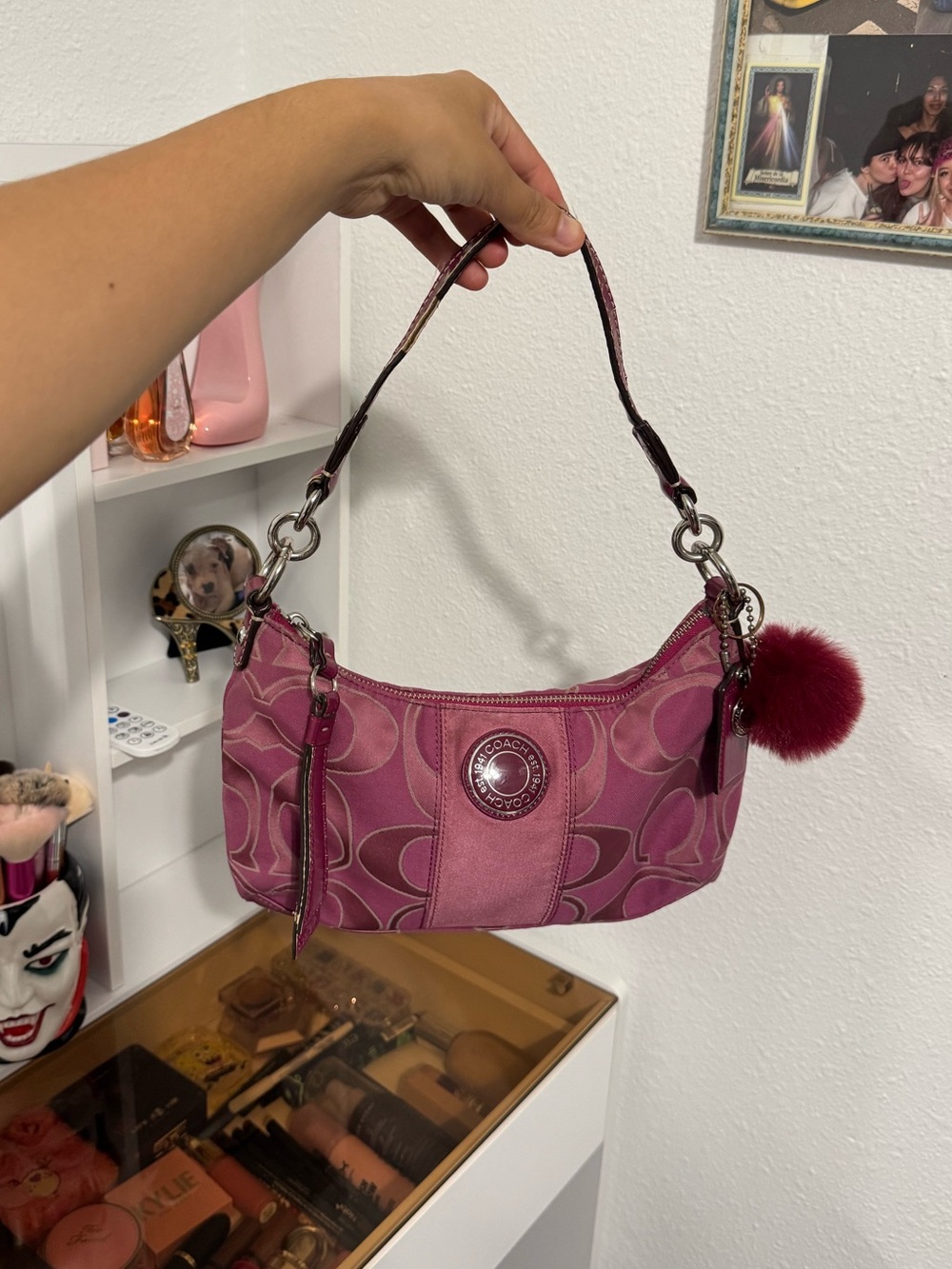 Pink coach bag